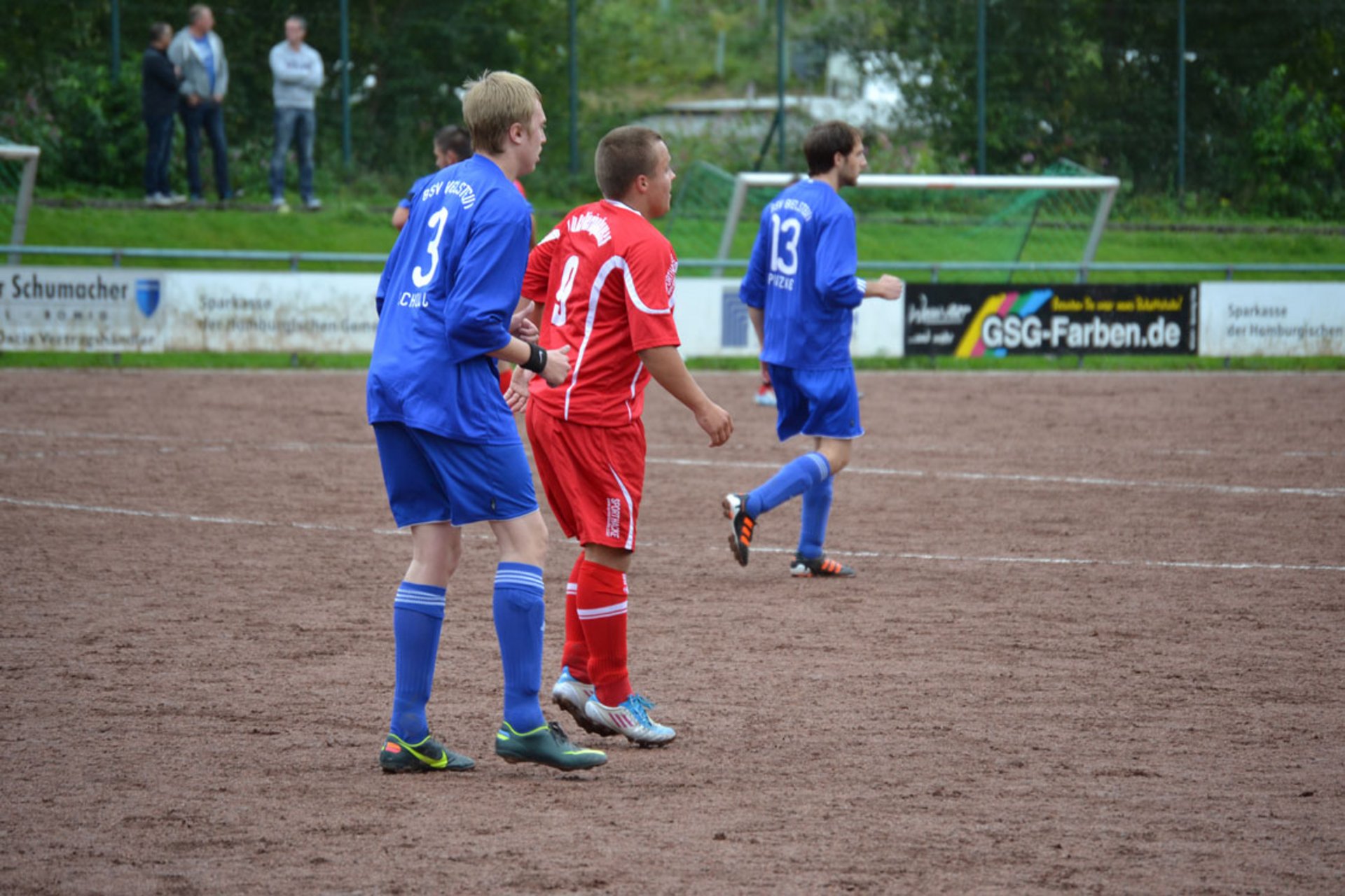 Die Defensive um Stefan und Sebastian machte beim 2:1 Erfolg über Dieringhausen einen guten Job