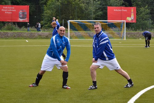 Andehnen für einige Sprints: Jörg Große und Holger Schulte Andehnen für einige Sprints: Jörg Große und Holger Schulte