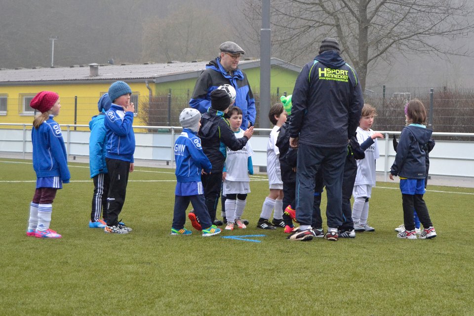 ... und die Verabschiedung nach dem Spiel
