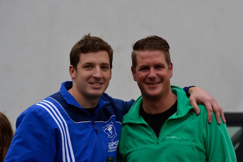 Gleiches galt für Florian und Axel, die sichtlich Spaß am Spiel hatten